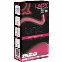Uniq Lady AT-10 - Bezlateksowa osłona intymna damska z paskiem, 3 szt.