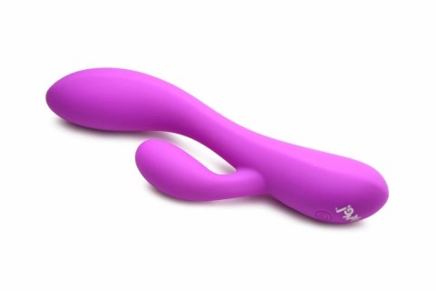 BANG! Flexible Rabbit Vibrator Dual System Fioletowy 19,5cm