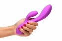 BANG! Flexible Rabbit Vibrator Dual System Fioletowy 19,5cm