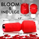 Bloomgasm Pleasure Rose Mini Wand - czerwony masażer relaksacyjny USB