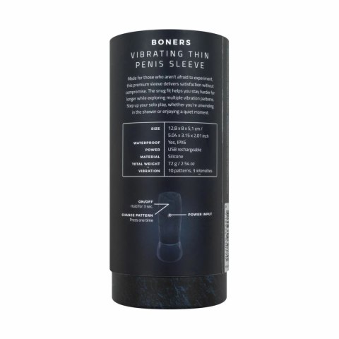 Boners Wibrująca Nakładka Intymna Blue Z 10 Trybami Silikonu