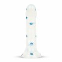 Dildo Collection Blossom Bliss Blue Glitter Design 19 cm silikonowy model