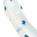 Dildo Collection Blossom Bliss Blue Glitter Design 19 cm silikonowy model