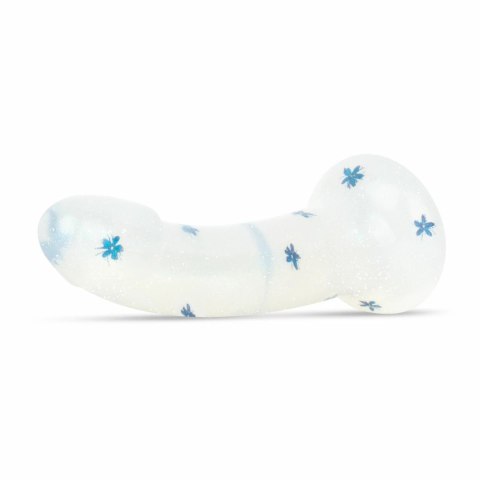 Dildo Collection Blossom Bliss Blue Glitter Design 19 cm silikonowy model