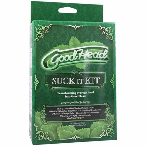 Doc Johnson GoodHead Zestaw do Pielęgnacji Ust i Odświeżenia Mint