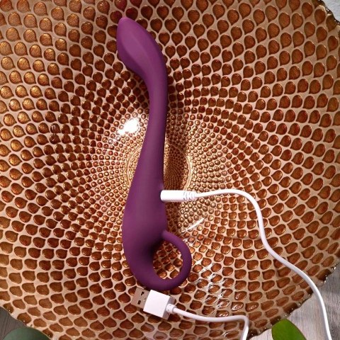 Evolved Lochness model z uchwytem, silikonowy, 19 cm, fioletowy