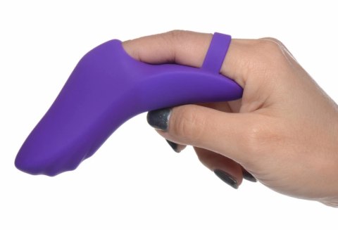 FRISKY Finger Bang Her Pro Pierścieniowy Wibrator do Palca Fioletowy