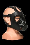 XR Brands Inhaler Gas Mask Black & White - silikonowa maska z butelką 1L