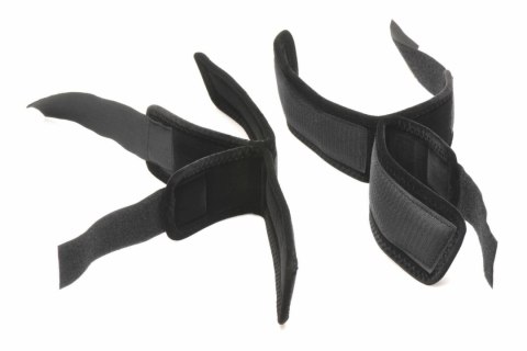 XR Brands Zestaw Manżet Nylonowych na Nadgarstki i Kostki Czarny