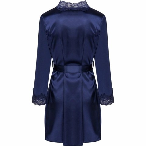 Livco Corsetti Jacqueline LC 90249 Granatowy Zestaw Satynowy S/M