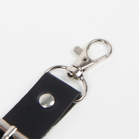 Subblime Harness z Regulowanymi Szelkami i Metalowymi Detalami, Czarny, Uniwersalny