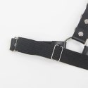 Subblime Harness z Regulowanymi Szelkami i Metalowymi Detalami, Czarny, Uniwersalny