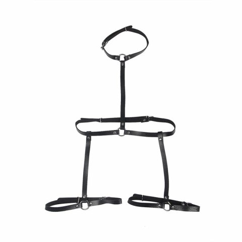 Subblime Skorzane Szelki Czarny Model Uniwersalny Eleganckie