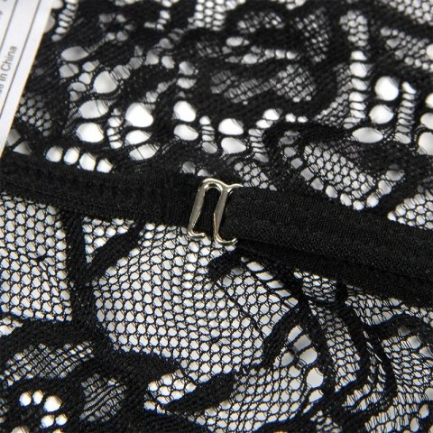 Subblime kostium damski policyjny koronka czarny S/M z dodatkami