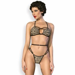 Chilirose CR 4497 Bikini Leopard S/M - Regulowany, Wytrzymały Materiał