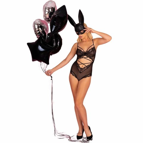 Livco Corsetti Fashion Kylssiam LC 90613 Body Czarny L/XL - Koronkowy Elegancki