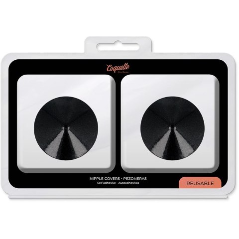 Coquette Chic Desire Osłony na brodawki czarne metalowe wielokrotnego użytku