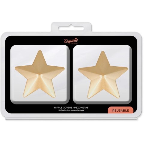 Coquette Chic Desire Osłony na sutki Gwiazdka złota metalowe wielokrotne