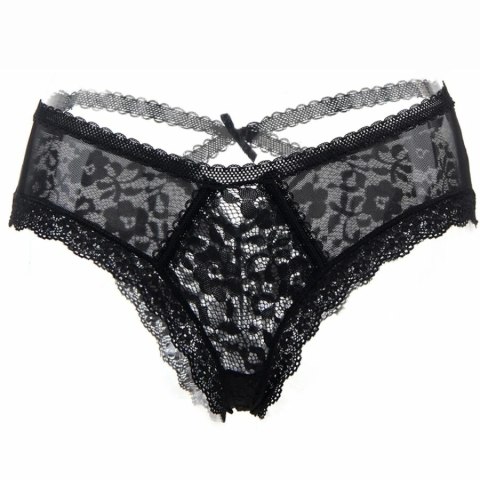 Queen Lingerie Figi Kwiatowe Koronkowe S/M Eleganckie