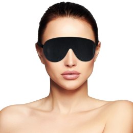 Darkness Maska na Oczy Czarna PVC Regulowana Komfortowa