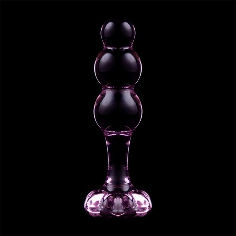 Ibiza Nebula Series Model 1 szklany korek anatomiczny rożowy 10,5 cm