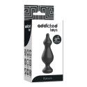 Addicted Toys Korek Analny 13,6 cm Czarny Silikon Medyczny