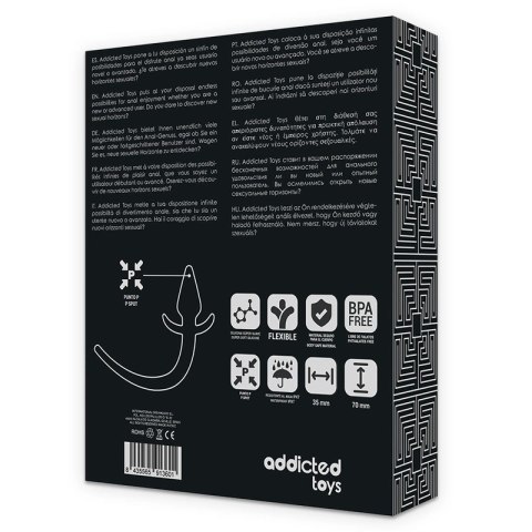 Addicted Toys Puppy Korek silikonowy z anatomiczną podstawą 7x3 cm