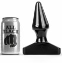 All Black Wtyczka anatomiczna 16 cm, stożkowa, PVC, czarna