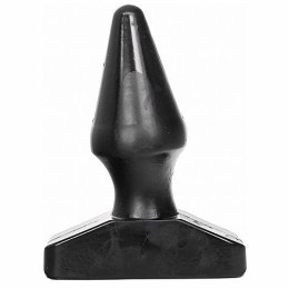 All Black Wtyczka anatomiczna 16 cm, stożkowa, PVC, czarna