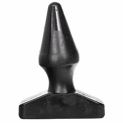 All Black Wtyczka anatomiczna 16 cm, stożkowa, PVC, czarna
