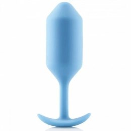 B-Vibe Snug Plug 3 korek anatomiczny silikonowy 180g niebieski