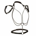 CalExotics Euphoria Halter Plus Size - Uprząż Multichain Premium XL