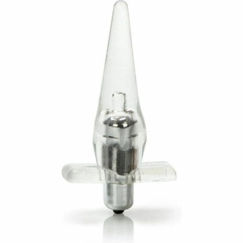 CalExotics Mini Vibro Tease Clear - Wibrująca sonda anatomiczna, 10 cm