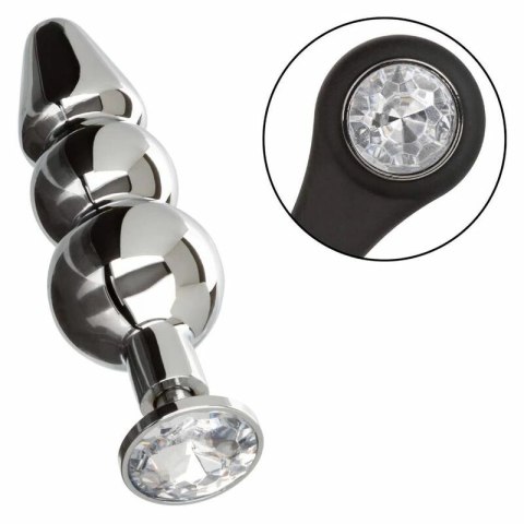 CalExotics Star Fucker Beaded Plug silikonowa zatyczka z metalową sondą