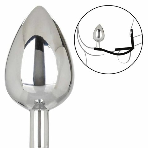 CalExotics Star Fucker XL Teardrop Plug silikon-metal, podwojny system