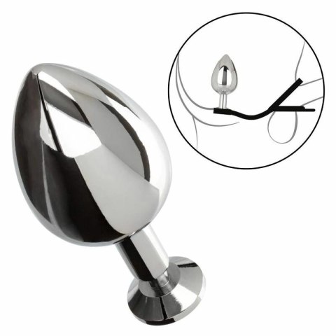 CalExotics Star Fucker XL Teardrop Plug silikon-metal, podwojny system
