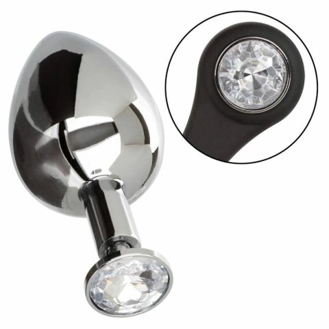 CalExotics Star Fucker XL Teardrop Plug silikon-metal, podwojny system