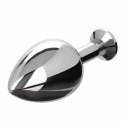 CalExotics Star Fucker XL Teardrop Plug silikon-metal, podwojny system
