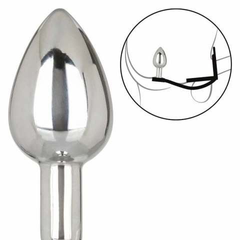 CalExotics Star Fucker Mini Plug silikonowo-metalowy z ozdobą, rozmiar mini