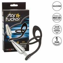 CalExotics Star Fucker Slim Plug silikonowo-metalowy, dekoracyjna baza