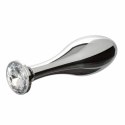 CalExotics Star Fucker Teardrop Plug silikonowo-metalowy z ozdobą