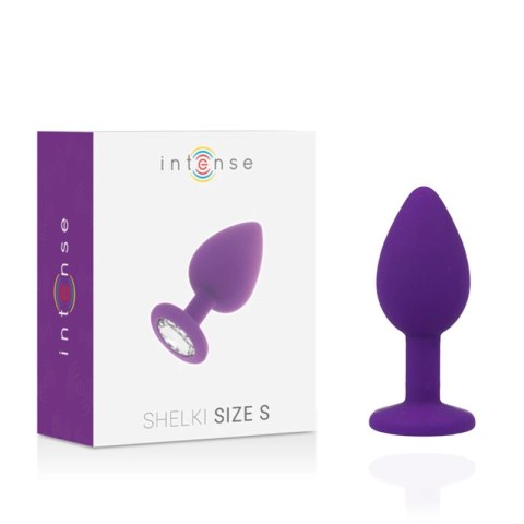 Intense Shelki S Plug Lilac - silikonowa wtyczka anatomiczna fioletowa