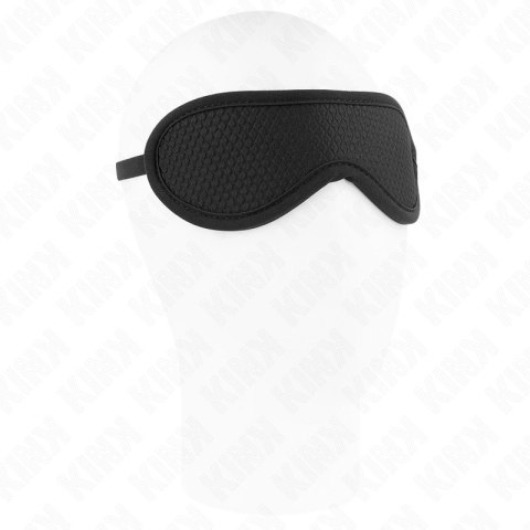 KINK Opaska Teksturowana Skala Czarna z Wzmocnionymi Krawędziami 20x7cm