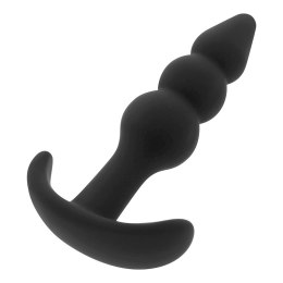 OHMAMA Silikonowy korek ergonomiczny 9,5 cm - medyczny silikon, czarny