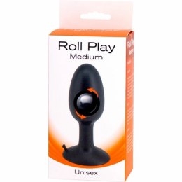 Seven Creations Roll Play silikonowa średnia wtyczka z ruchomą kulką 10 cm