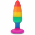 ToyJoy Pride Hunk 10,5 cm silikonowy model w kolorach tęczy