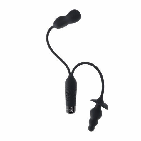 Evolved Novelties Double My Pleasure czarny system wibracyjny duo