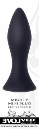Evolved Novelties Mighty Mini Plug Czarny - Kompaktowy model wibrujący
