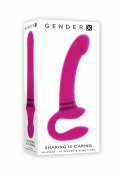 Evolved Novelties Sharing is Caring Pink - dwustronny model silikonowy