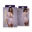 Flower Lace Kimono Set White - elegancki komplet z delikatnej koronki